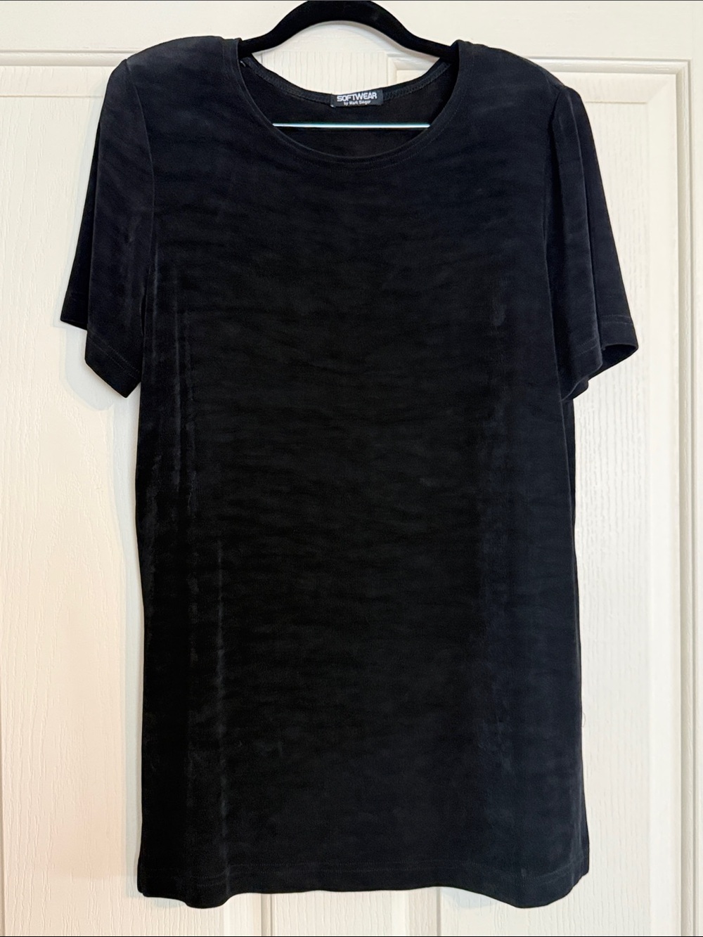 Travelwear! Black Short-Sleeve Top